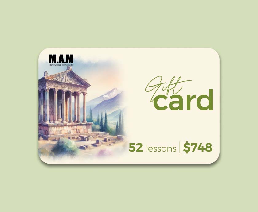 Gift Card_52 lessons