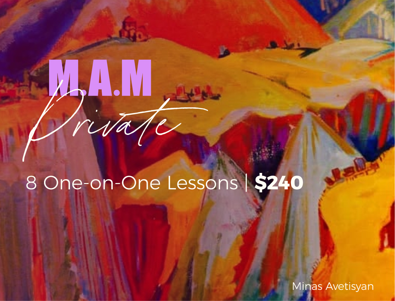 8 One-on-One Lessons | $240