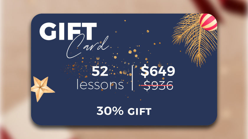 Gift Card_52 lessons